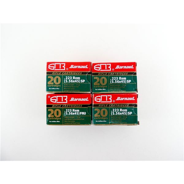 BARNAUL .223 REM (5.56X45MM) AMMO LOT