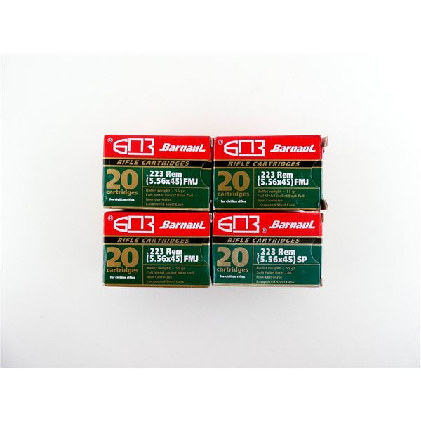 BARNAUL .223 REM (5.56X45MM) AMMO LOT