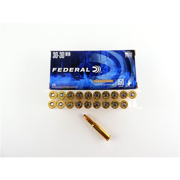 FEDERAL  POWER/SHOK .30-30 WIN AMMO LOT