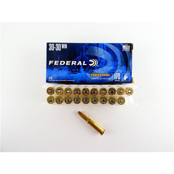 FEDERAL  POWER/SHOK .30-30 WIN AMMO LOT