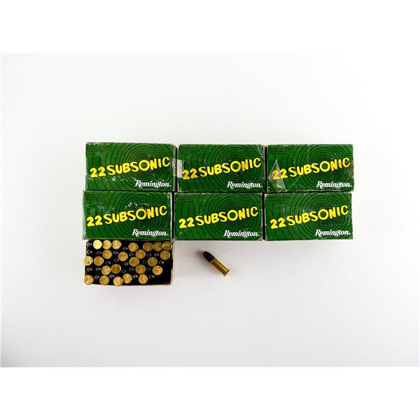 REMINGTON SUBSONIC .22 LR AMMO LOT