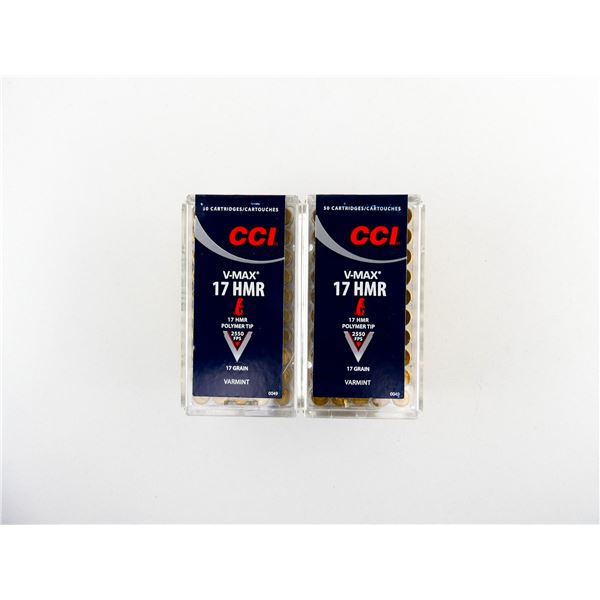 CCI V-MAX .17 HMR AMMO LOT