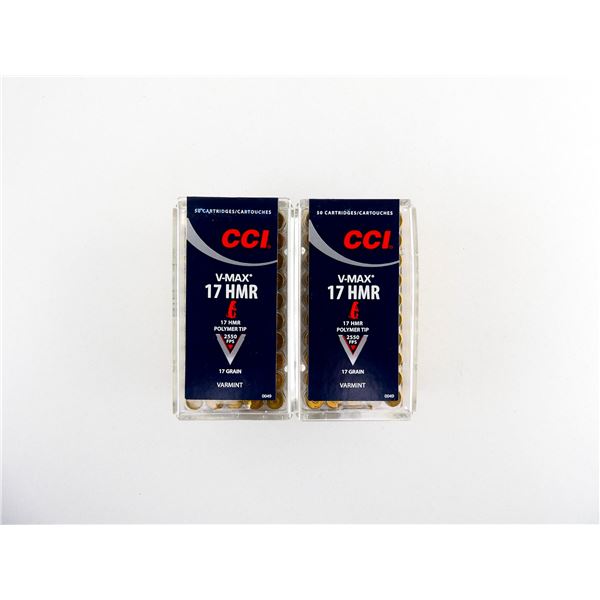 CCI V-MAX .17 HMR AMMO LOT