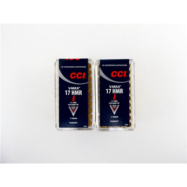 CCI V-MAX .17 HMR AMMO LOT