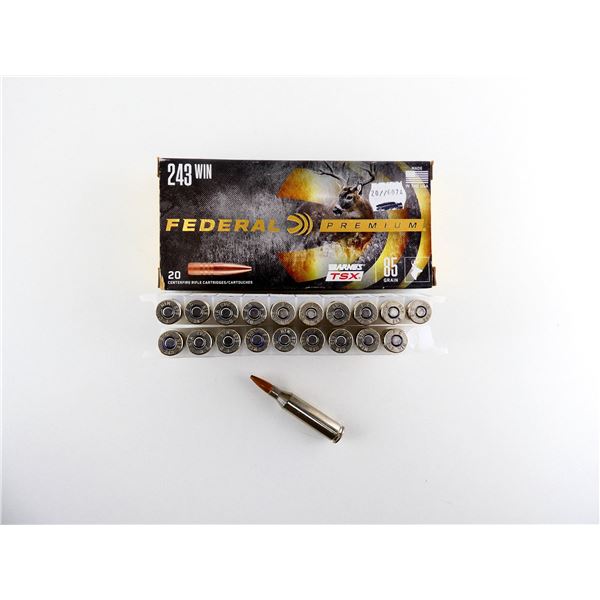 FEDERAL PREMIUM .243 WIN AMMO LOT