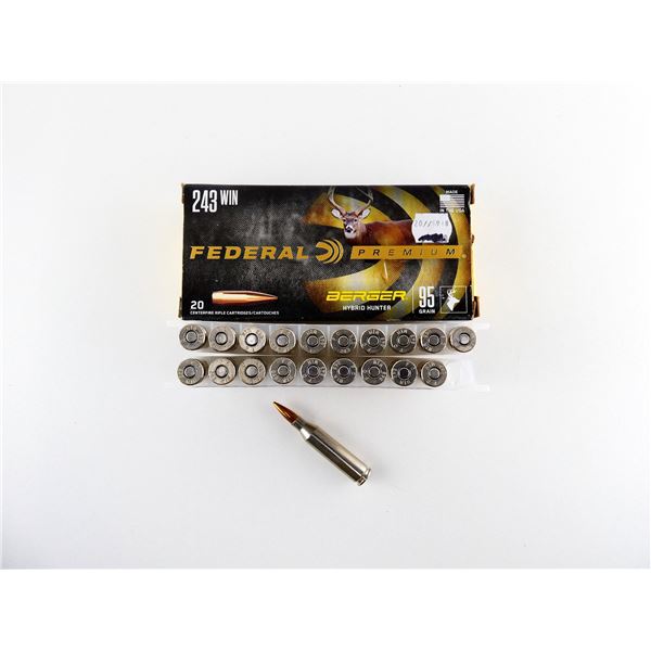 FEDERAL PREMIUM .243 WIN AMMO LOT