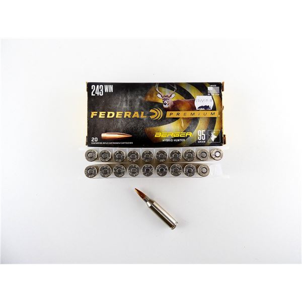 FEDERAL PREMIUM .243 WIN AMMO LOT