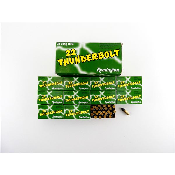 REMINGTON THUNDER BOLT .22 LR AMMO LOT