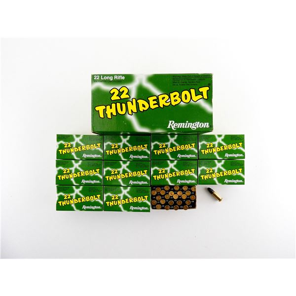 REMINGTON THUNDER BOLT .22 LR AMMO LOT