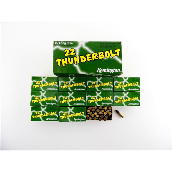 REMINGTON THUNDER BOLT .22 LR AMMO LOT