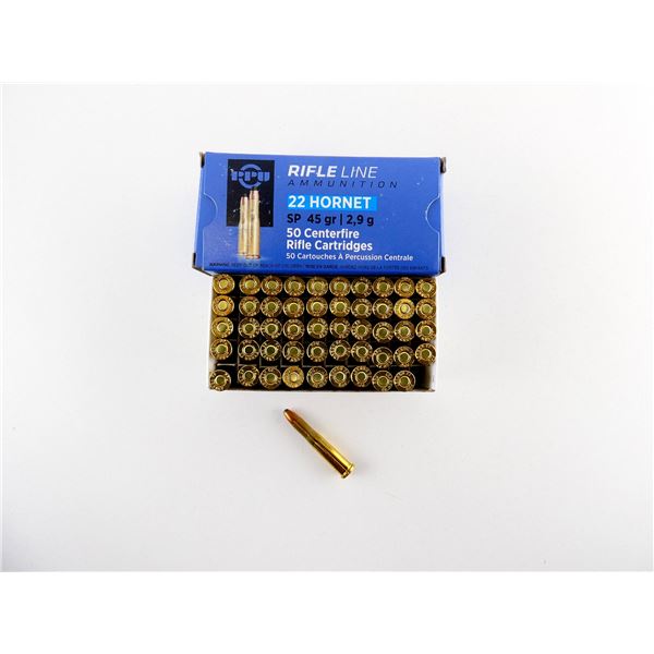 PPU .22 HORNET AMMO LOT
