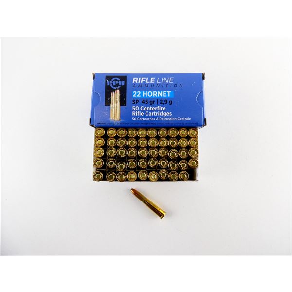 PPU .22 HORNET AMMO LOT