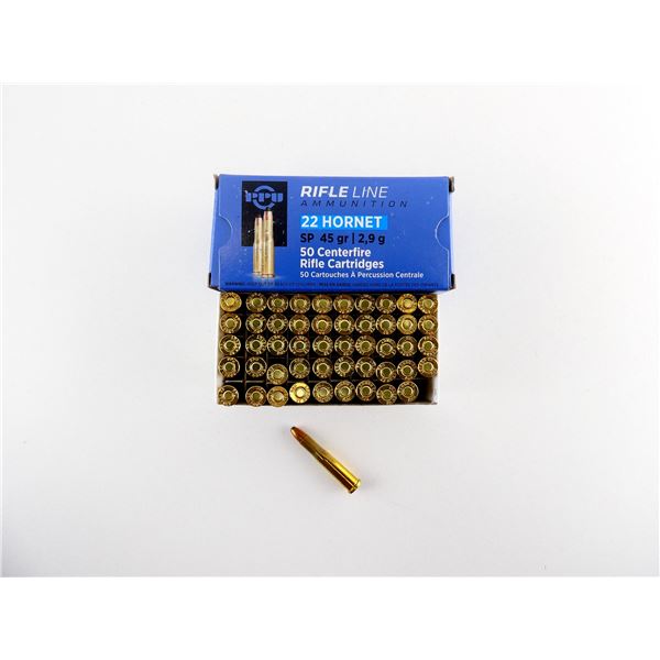 PPU .22 HORNET AMMO LOT