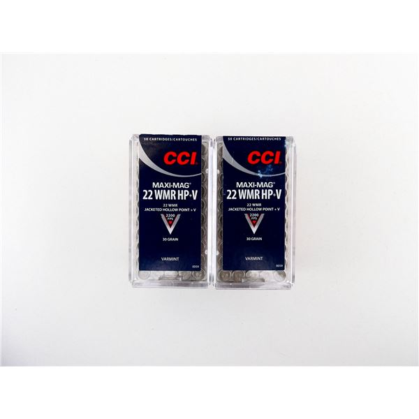 CCI MAXI-MAG .22 WMR AMMO LOT