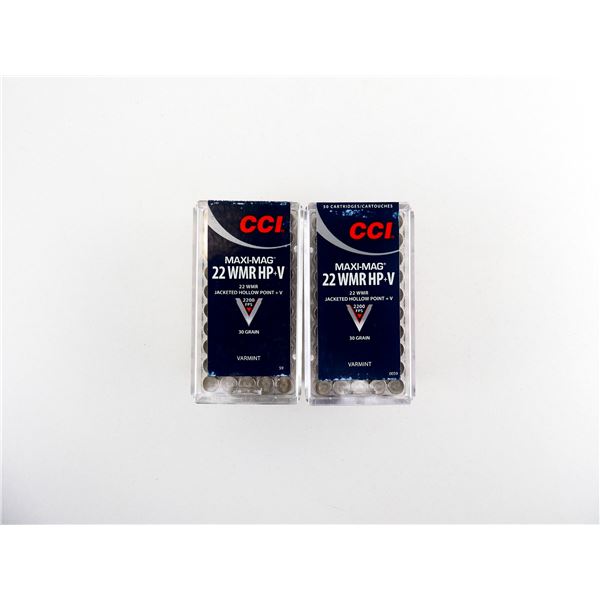 CCI MAXI-MAG .22 WMR AMMO LOT
