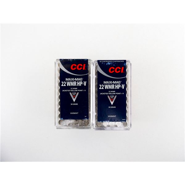 CCI MAXI-MAG .22 WMR AMMO LOT