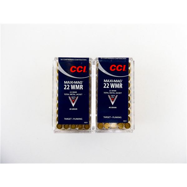 CCI MAXI-MAG .22 WMR AMMO LOT