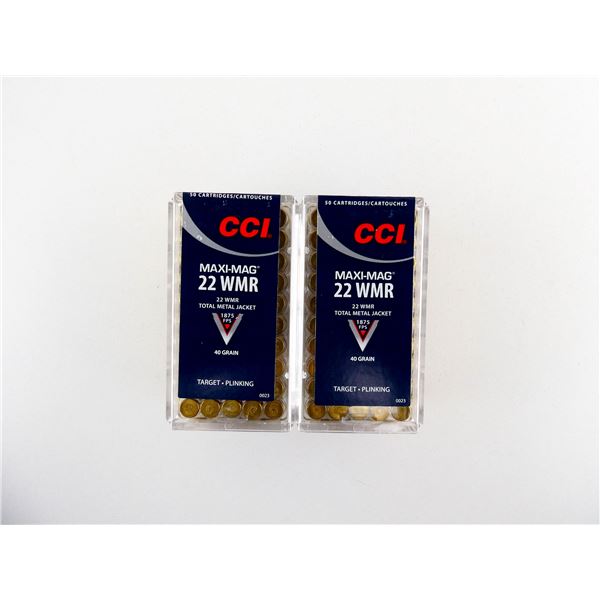 CCI MAXI-MAG .22 WMR AMMO LOT