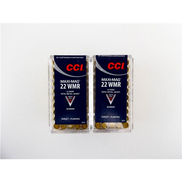 CCI MAXI-MAG .22 WMR AMMO LOT