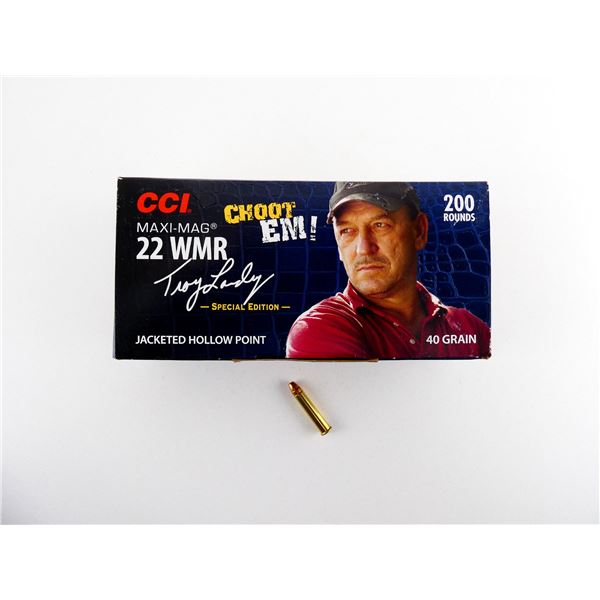 CCI MAXI-MAG .22 WMR TROY LANDRY SPECIAL EDITION AMMO LOT