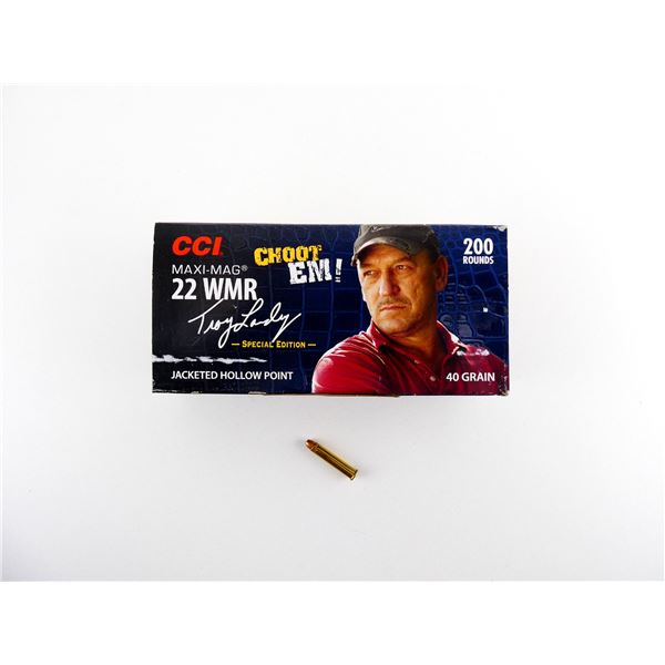 CCI MAXI-MAG .22 WMR TROY LANDRY SPECIAL EDITION AMMO LOT