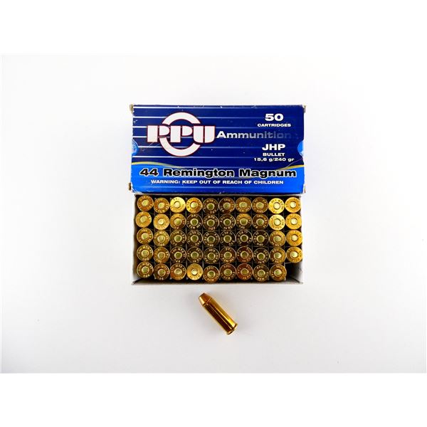 PPU .44 REM MAGNUM AMMO LOT