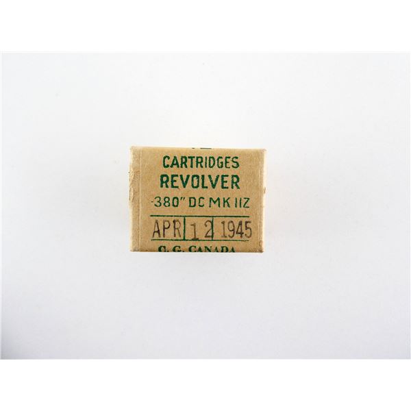 WWII CANADIAN MILITARY .380 REVOLVER AMMO LOT