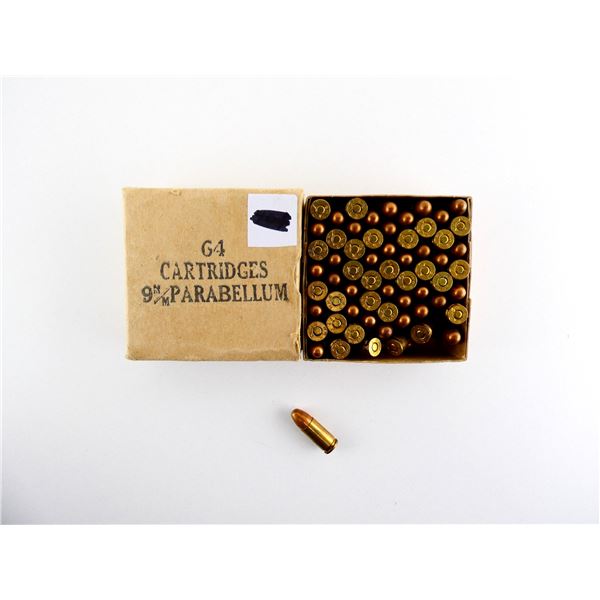 WWII CANADIAN MILITARY 9MM PARABELLUM AMMO LOT