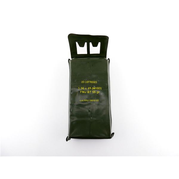 PPU 5.56X45MM M193 AMMO LOT