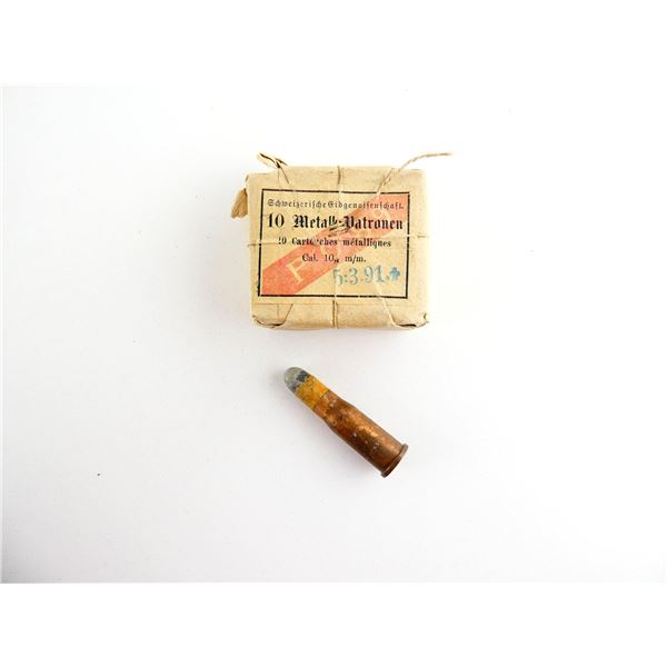 SWISS MILITARY 10.4X38R (41 SWISS) RF AMMO LOT