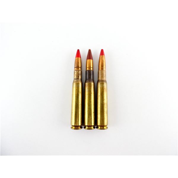 ASSORTED CANADIAN MILITARY .50 BMG TRACERS AMMO LOT