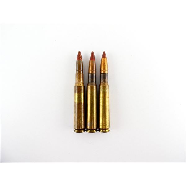 ASSORTED CANADIAN MILITARY .50 BMG TRACERS AMMO LOT