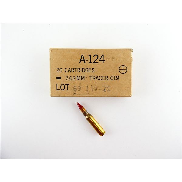 CANADIAN MILITARY 7.62MM NATO TRACERS AMMO LOT