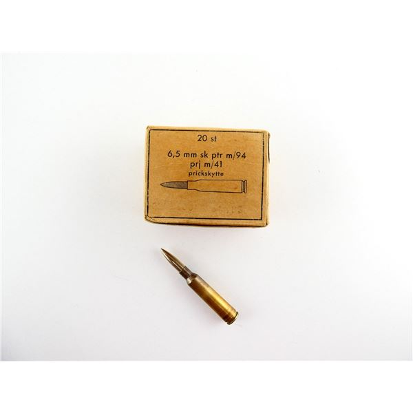 SWEDISH MILITARY 6.5X55MM SWEDISH AMMO LOT