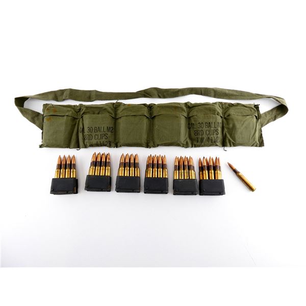 U.S. MILITARY .30 M2 (30-06 SPRG) CALIBER AMMO LOT
