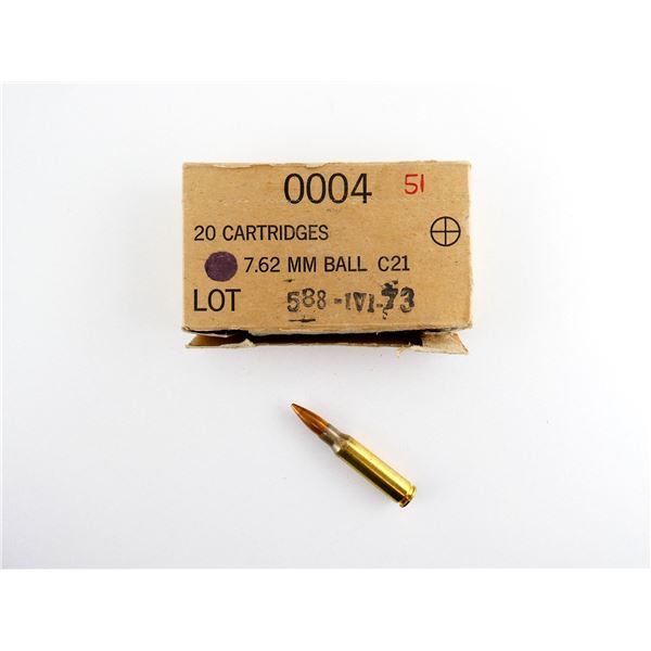CANADIAN   MILITARY 7.62MM NATO AMMO LOT