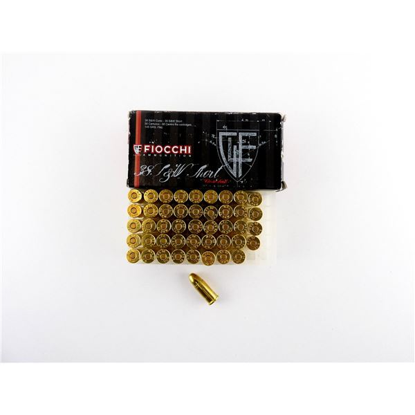 FIOCCHI .38 SMITH & WESSON AMMO LOT