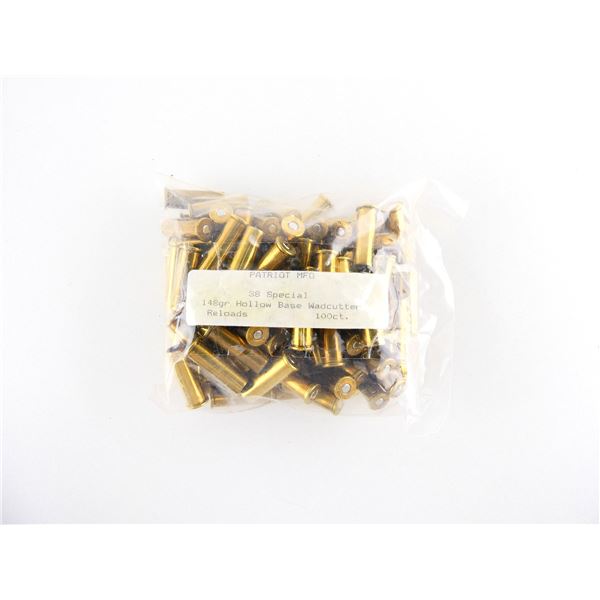 PATRIOT MFG FACTORY RELOADED .38 SPL AMMO LOT