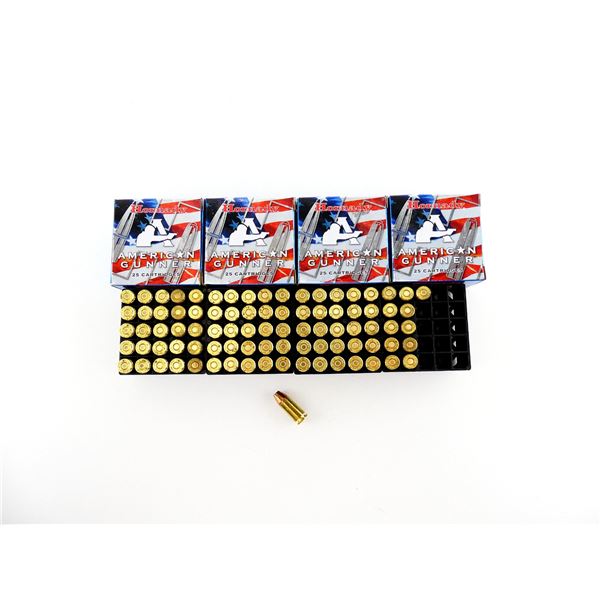 HORNADY AMERICAN GUNNER 9MM LUGER AMMO LOT