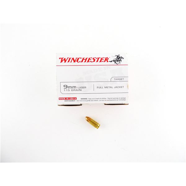 WINCHESTER 9MM LUGER AMMO LOT