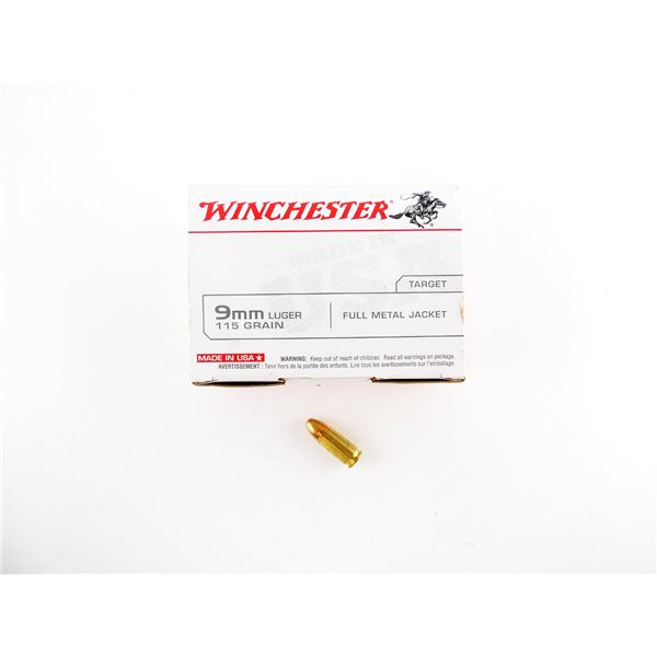 WINCHESTER 9MM LUGER AMMO LOT