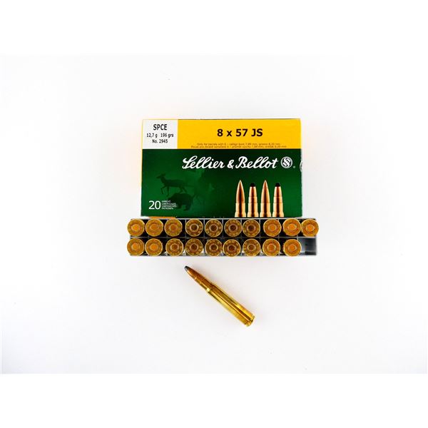 SELLIER & BELLOT 8X57 JS AMMO LOT