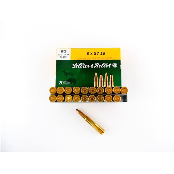 SELLIER & BELLOT 8X57 JS AMMO LOT