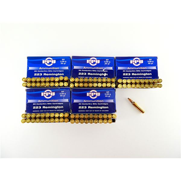 PPU .223  REM AMMO LOT