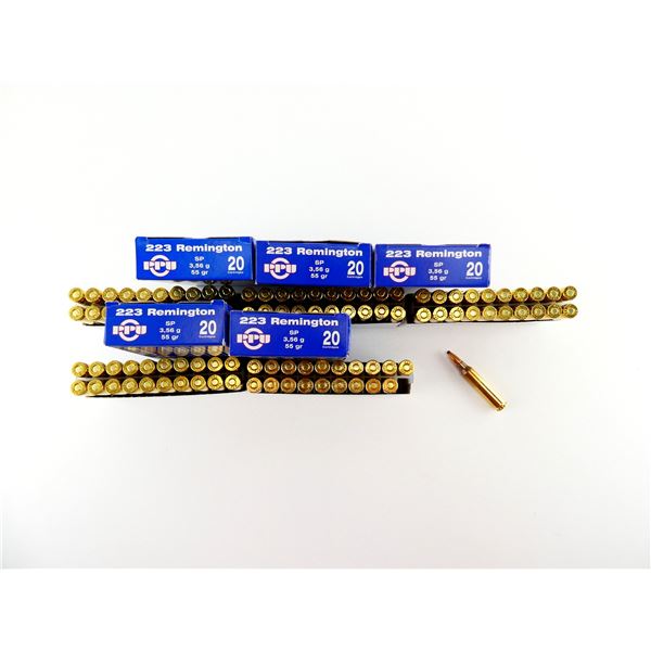 PPU .223  REM AMMO LOT