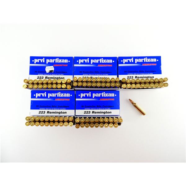 PRVI PARTIZAN .223 REM AMMO LOT