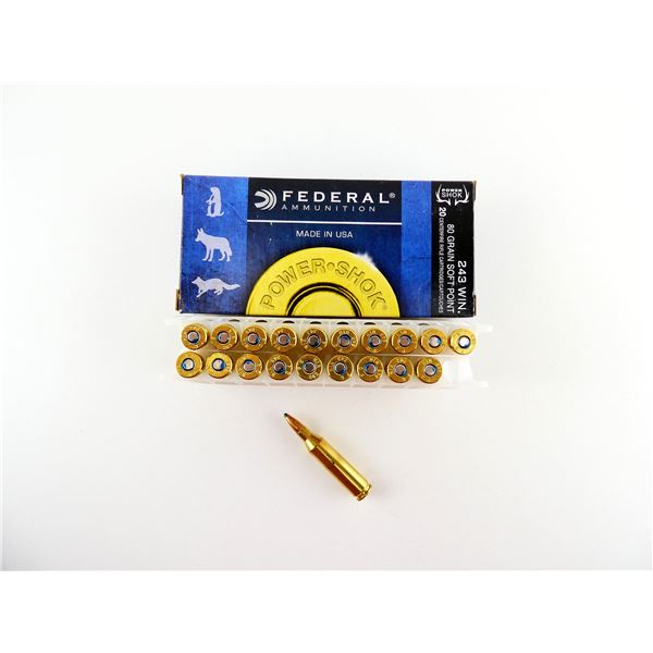 FEDERAL .243 WIN AMMO LOT