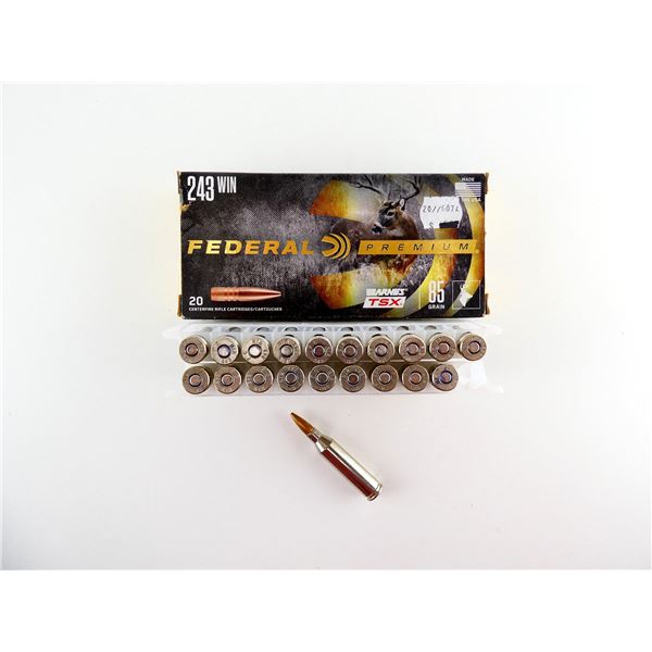 FEDERAL PREMIUM .243 WIN AMMO LOT