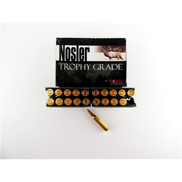 NOSLER TROPHY GRADE 6.5X55 MAUSER AMMO LOT