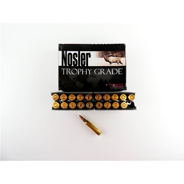 NOSLER TROPHY GRADE 6.5X55 MAUSER AMMO LOT